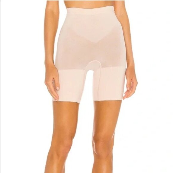 Spanx Power Shorts Shaper Short in Soft Nude Size Large - Picture 1 of 15